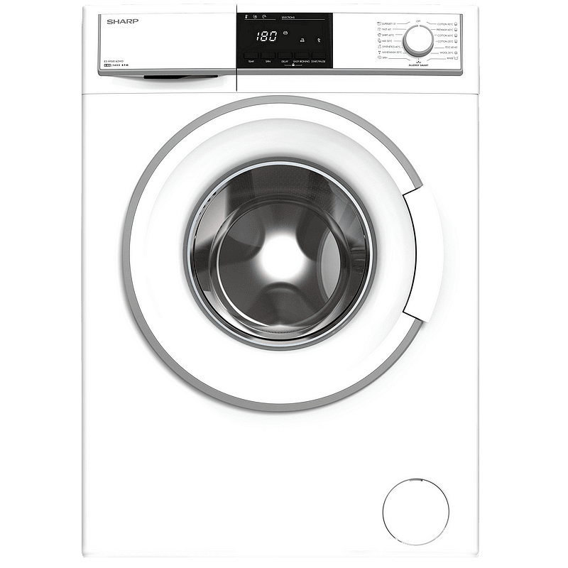 Sharp ES-HFB8143WD   1400 rpm  8.00 kg  D  White