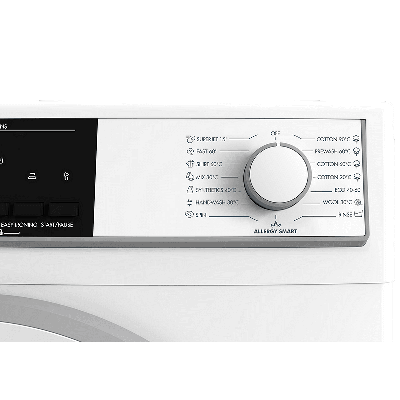 Sharp ES-HFB8143WD   1400 rpm  8.00 kg  D  White