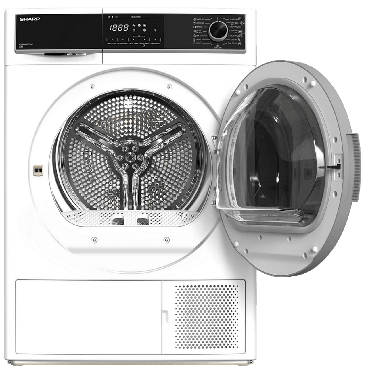Sharp KD-HHH8S7GW2*** - 8 kg- A++ - Λευκό