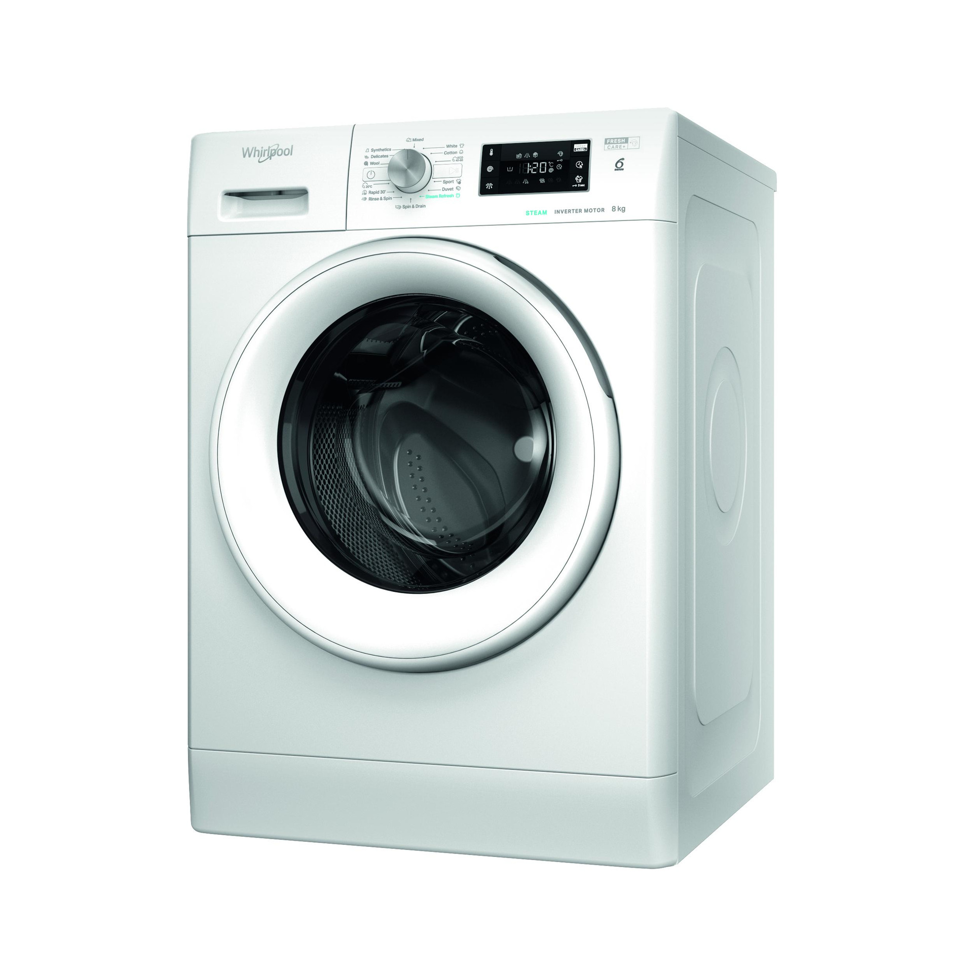 Whirlpool FFB 8258 WV EE   1200 rpm  8.00 kg  B   White