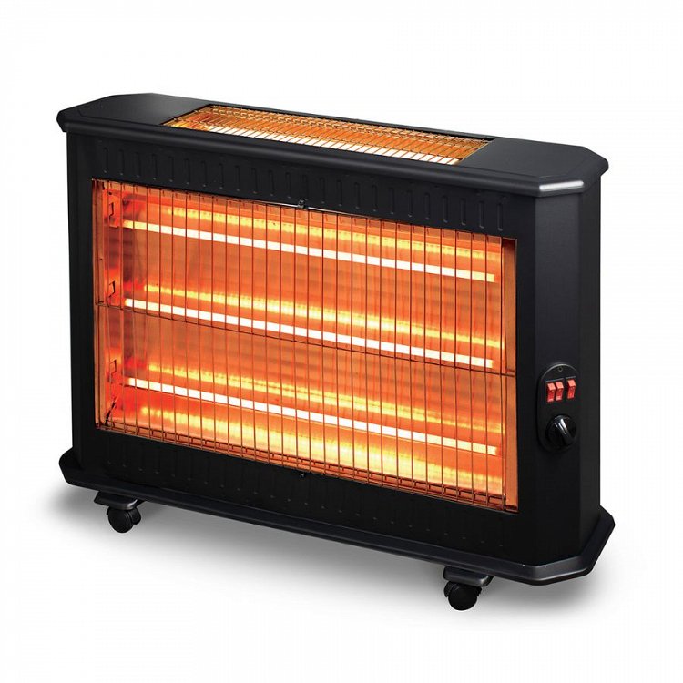 KUMTEL KS-2710 Σόμπα Χαλαζία 2800W Μαύρη