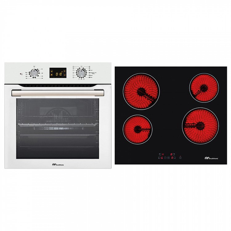 Σετ MULTIHOME MH-6061 & MH-6135 Φούρνος & Κεραμική Εστία 80893