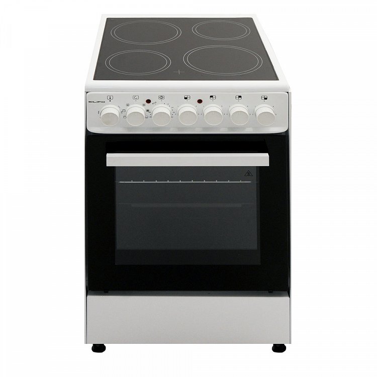 SILIFO SF6120CFVW Κεραμική Κουζίνα 50cm με 4 Ζώνες Λευκό