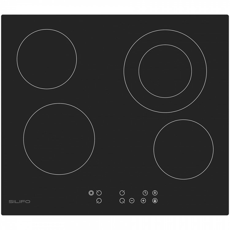 SILIFO SF6822HV5 Εστία Κεραμική 60cm Μαύρη (4 Έτη Εγγύηση)