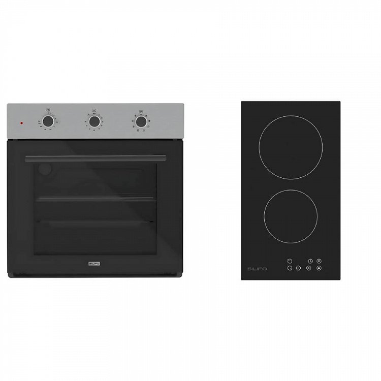 Σετ SILIFO SF6008 & SF6801HDV2 Φούρνος & Κεραμική Εστία Domino 92241