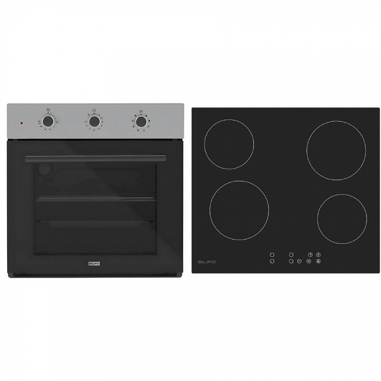Σετ SILIFO SF6008 & SF6821HV4 Φούρνος & Κεραμική Εστία 92244