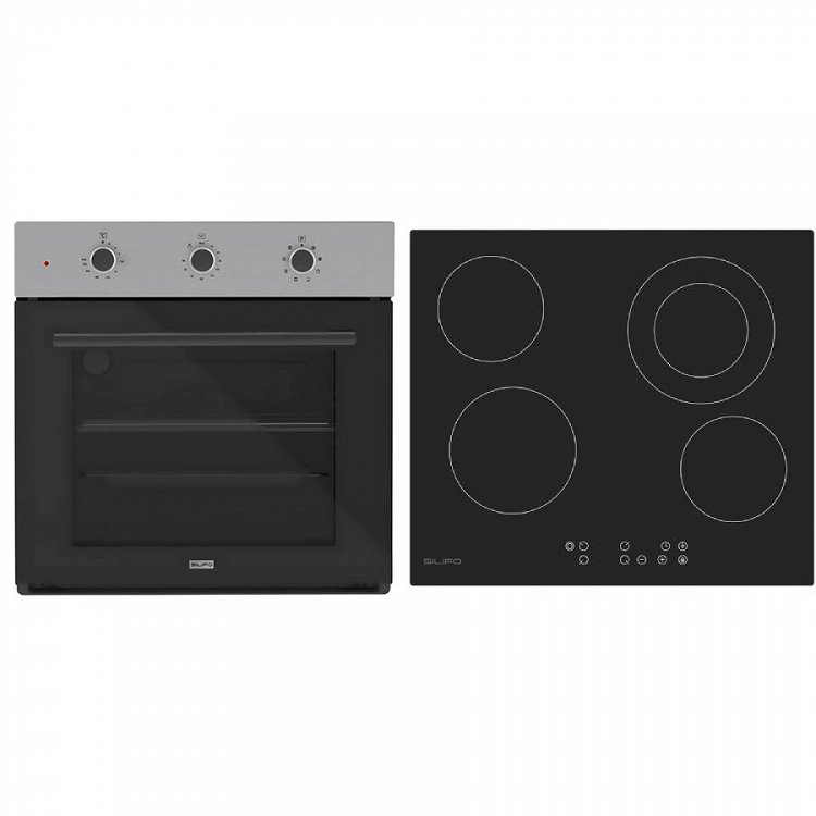 Σετ SILIFO SF6008 & SF6822HV5 Φούρνος & Κεραμική Εστία 92245
